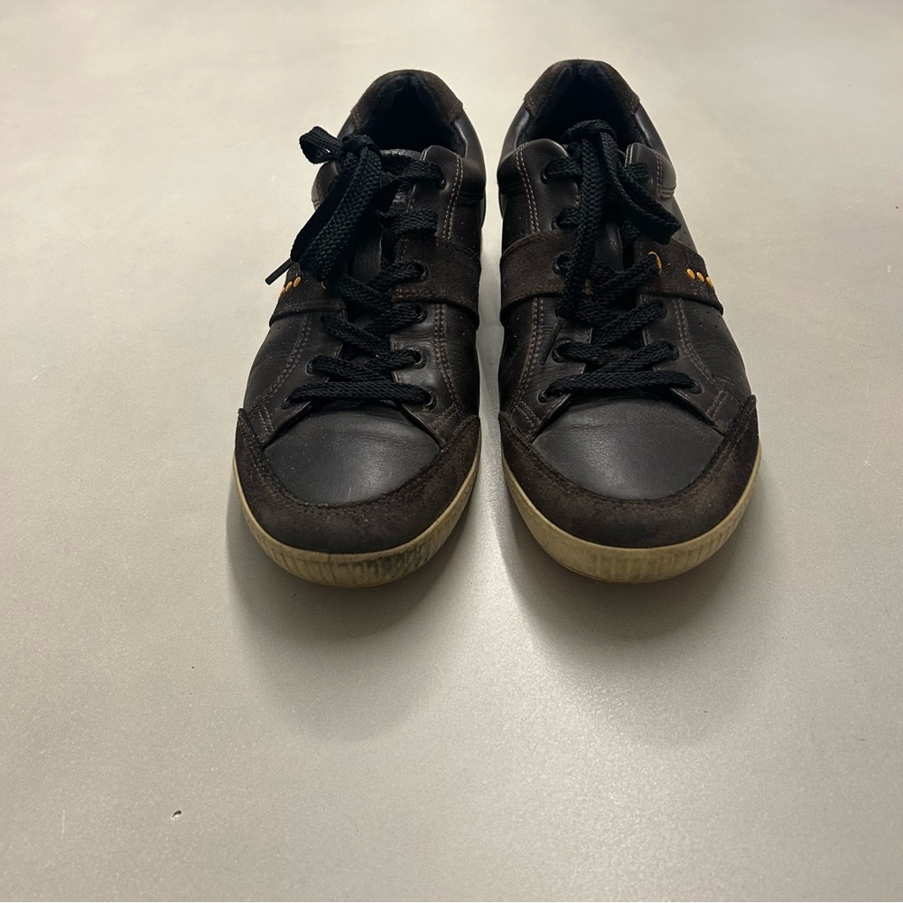 Ecco Street Premier Spikeless Golf Shoes in Brown Leather Mens Size 42 EU - Picture 6 of 10